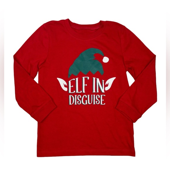 Like New Carter’s Christmas Shirt 5T ‘Elf In Disguise’ - Picture 7 of 7